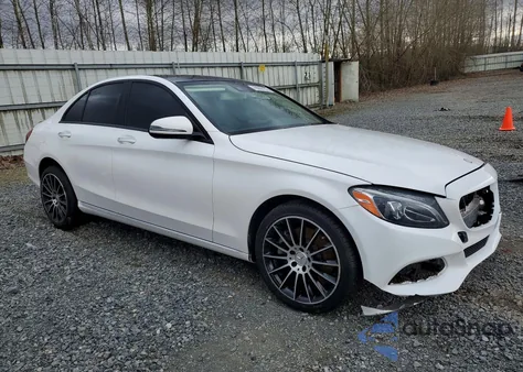 2016 Mercedes-Benz C 300 from USA, damaged, VIN 55SWF4JB1GU158079